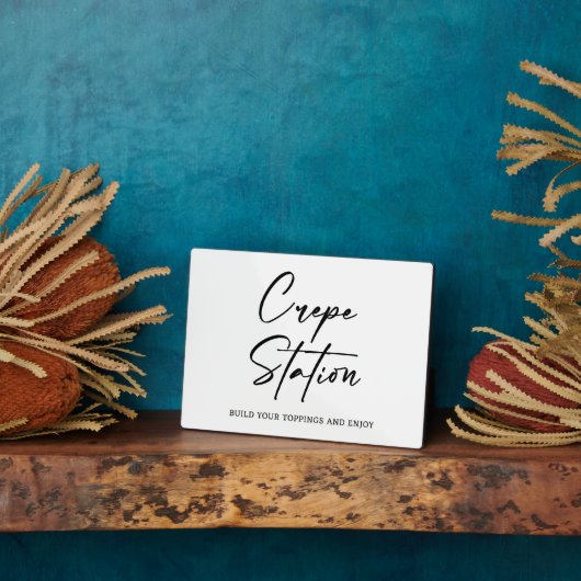 Hochzeitszeichen der Crepe Fotoplatte (Seite)