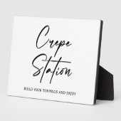 Hochzeitszeichen der Crepe Fotoplatte (Seite)