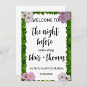 Hochzeitszeichen Einladung (Vorne/Hinten)