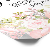 Hochzeitszeichen, Empfang, Dusche, Plakat, Banner Poster (Ecke)