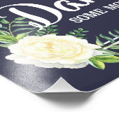 Hochzeitszeichen, Flip Flops, Hochzeit, blumengesc Fotodruck (Ecke)