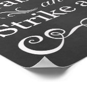 Hochzeitszeichen - Foto Booth Wedding Chalkboard S Poster (Ecke)