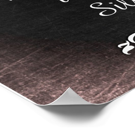 Hochzeitszeichen für Foto Booth, Chalkboard-Stil Poster (Ecke)