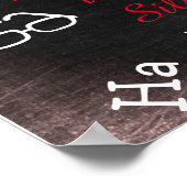 Hochzeitszeichen für Foto Booth, Chalkboard-Stil Poster (Ecke)