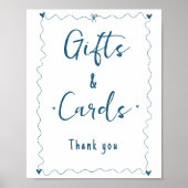 Hochzeitszeichen für Minimalistische kalligraphisc Poster (Vorne)