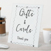 Hochzeitszeichen für Minimalistische kalligraphisc Sockelschild (In Situ)