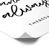 Hochzeitszeichen für zeitgenössische Typografie fü Poster (Ecke)