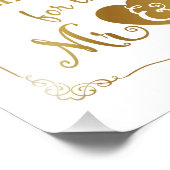 Hochzeitszeichen, Glühsticks, Hochzeit, schwarz Fotodruck (Ecke)