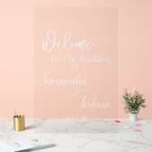 Hochzeitszeichen - nur Schriftart Acrylschild (Hochzeit)