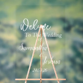 Hochzeitszeichen - nur Schriftart Acrylschild (Neutral)