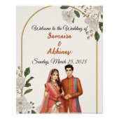 Hochzeitszeichen Poster (Vorderseite)