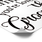 Hochzeitszeichen Poster (Ecke)