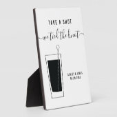 Hochzeitszeichen, schießen Sie, wir tippen den Kno Fotoplatte (Seite)