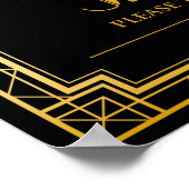 Hochzeitszeichen - Tanzschuhe - Hochzeitszeichen Poster (Ecke)