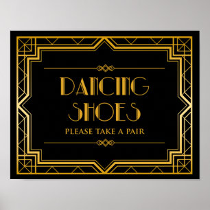 Hochzeitszeichen - Tanzschuhe - Hochzeitszeichen Poster