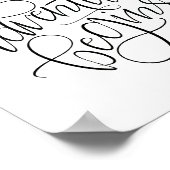 Hochzeitszeichen - und so beginnt das Abenteuer Poster (Ecke)