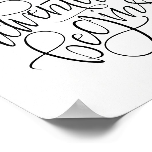 Hochzeitszeichen - und so beginnt das Abenteuer Poster (Ecke)