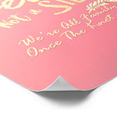 Hochzeitszeichen Wählen Sie einen Platz nicht eine Poster (Ecke)