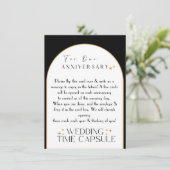 Hochzeitszeit Kapsel Schwarz oder Blau Karte und U (Stehend Vorderseite)