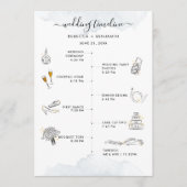 Hochzeitszeitschrift Moderne Ikonen und Routenplan Programm (Vorderseite)