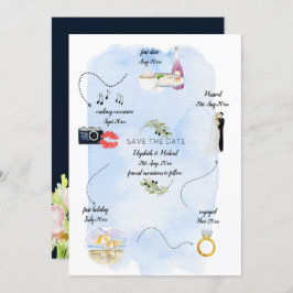 Hochzeitszeitschrift über unser Treffen Save the D Einladung