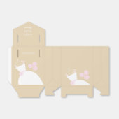 Hochzeitszelt in Rosa, Beige Brautparty Geschenkschachtel (Ungefaltet)