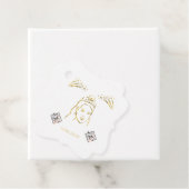 Hochzeitszeremonie-Stil Geschenkanhänger (Beispiel)