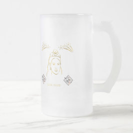 Hochzeitszeremonie-Stil Mattglas Bierglas