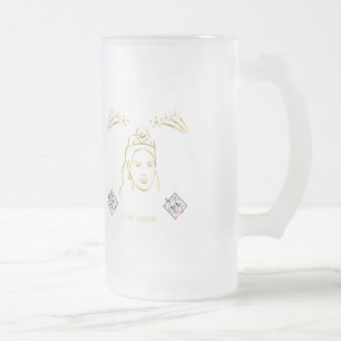 Hochzeitszeremonie-Stil Mattglas Bierglas