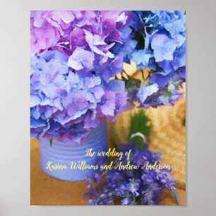 Hochzeitszeremonie Verlobung Blumengestelle Blume  Poster