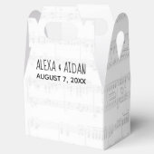 Hochzeitszettel mit Text Geschenkschachtel (Geöffnet)