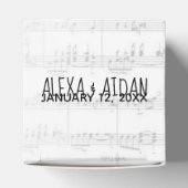 Hochzeitszettel mit Text Geschenkschachtel (Oben)