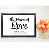 Hochzeitszettel Poster