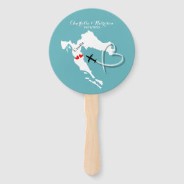 Hochzeitsziel Kroatien Fächer