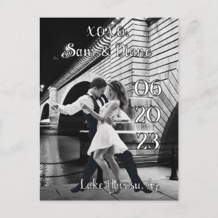 Hochzeitsziel London Bridge Postkarte