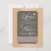 Hochzeitszitat mit Sonderbriefen (Vorderseite)