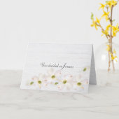 Hochzeitszitat zum Whitewuswald Karte (Gelbe Blume)