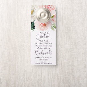 Hochzeittürhanger - nicht stören - Erröten Türanhänger