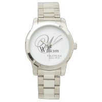 Hochzeitvater der Brautgeschenk-Monogramm Classic