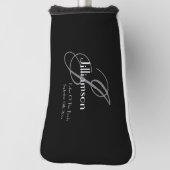 Hochzeitvater der klassischen Bride-Monogramm Golf Headcover (Rotieren 90)