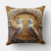 Hochzeitvögel Kissen (Rückseite)