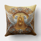 Hochzeitvögel Kissen (Rückseite)