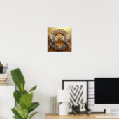 Hochzeitvögel Poster (Heimbüro)