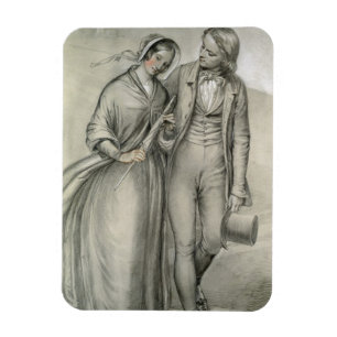 Hochzeitvormittag - Abfahrt, c.1846 Magnet