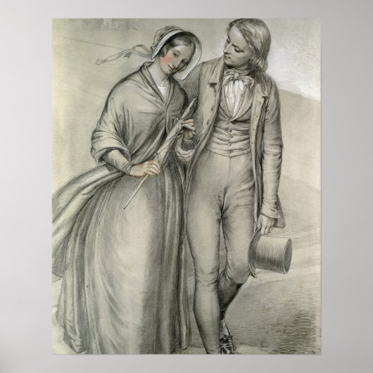 Hochzeitvormittag - Abfahrt, c.1846 Poster (Vorne)