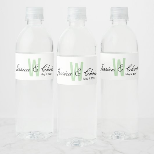 Hochzeitwasserflasche-Etikett 004 Wasserflaschenetikett (Flaschen)
