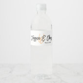 Hochzeitwasserflasche-Etikett 014 Wasserflaschenetikett (Vorderseite)