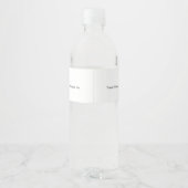 Hochzeitwasserflasche-Etikett 014 Wasserflaschenetikett (Rückseite)