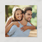 Hochzeitwebsite QR Code Foto Blumenkohl UAWG Begleitkarte (Rückseite)