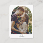 Hochzeitwebsite QR Code Foto UAWG Begleitkarte (Rückseite)